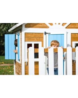 Casita infantil de madera por paneles Masgames VISBY elevada 60 cm