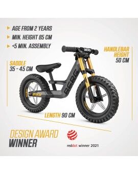 Correpasillos BERG Biky Cross Grey Handbrake