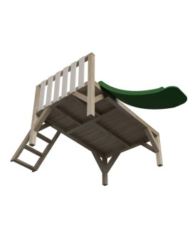 Casita de madera Masgames LOLLIPOP Elevada blanca