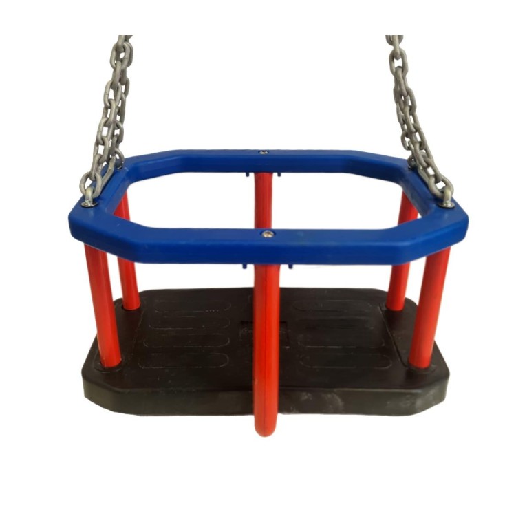 Asiento de bebé de caucho con cadenas Inox MASGAMES Classic