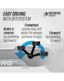 Coche de pedales BERG Rally DRT Black BFR-3