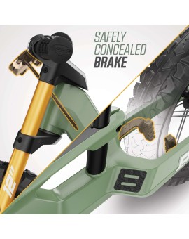 Bici de equilibrio BERG BIKY Cross Green con freno de mano