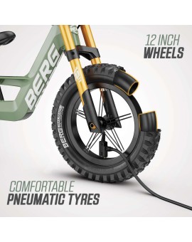 Bici de equilibrio BERG BIKY Cross Green con freno de mano