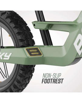 Bici de equilibrio BERG BIKY Cross Green con freno de mano