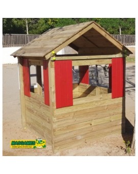 Casita de madera Masgames SCHOOL Paint