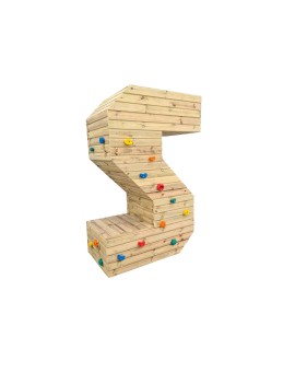 Letras Gigantes Masgames ALPHAPLAY con piedras de escalar color natural