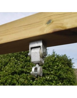 Columpio doble de madera Masgames VEGA (asientos planos)