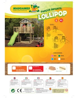 Parque infantil Masgames LOLLIPOP L