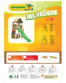 Parque infantil Masgames BELVEDERE XL
