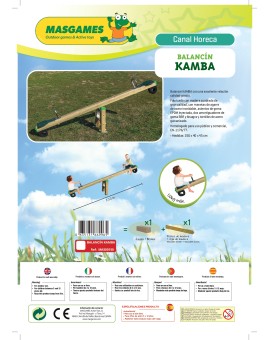 Balancín sube y baja Masgames KAMBA
