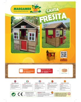 Casita de madera Masgames FRESITA DELUXE XL