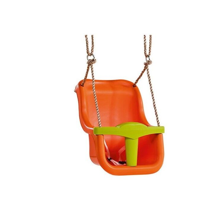 Asiento de bebé MASGAMES Premium naranja y verde