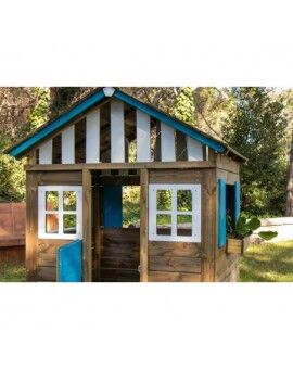 Casita de madera Masgames LOLLIPOP XL Azul