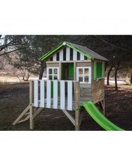 Casita de madera Masgames LOLLIPOP Elevada verde