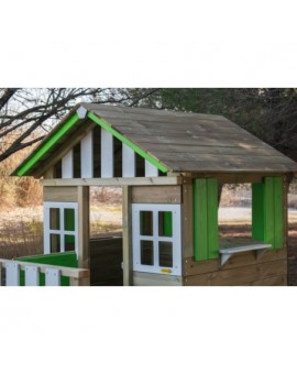 Casita de madera Masgames LOLLIPOP Elevada verde