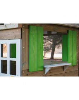 Casita de madera Masgames LOLLIPOP Elevada verde