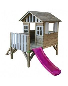 Casita de madera Masgames LOLLIPOP Elevada blanca