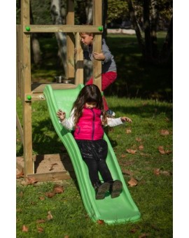 Parque infantil Masgames CARLIT M techo de madera con columpio doble