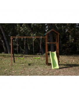 Parque infantil Masgames CARLIT M techo de lona con columpio doble