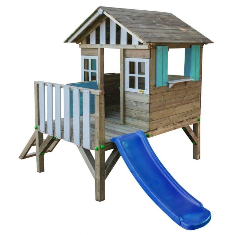 Casita de madera Masgames LOLLIPOP Elevada azul