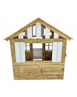 Casita de madera Masgames LOLLIPOP XL Blanca