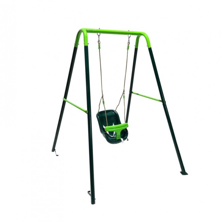 Columpio individual metálico Masgames BABOL con asiento bebé