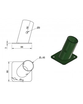 Set de anclajes para columpio metálicos MASGAMES