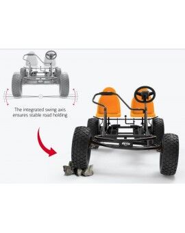 Cuadriciclo de pedales BERG Duo Coaster BFR