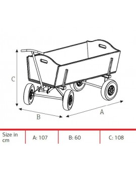 Carretilla BERG Beach Wagon L