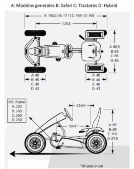 Kart de pedales eléctrico BERG X-Ite E-BFR