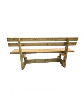 Banco de madera con respaldo MASGAMES VIC