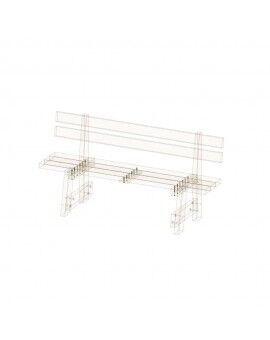 Banco de madera con respaldo MASGAMES VIC