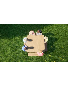 Mesa de picnic infantil MASGAMES PERSIC