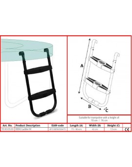 Escalera BERG con plataforma