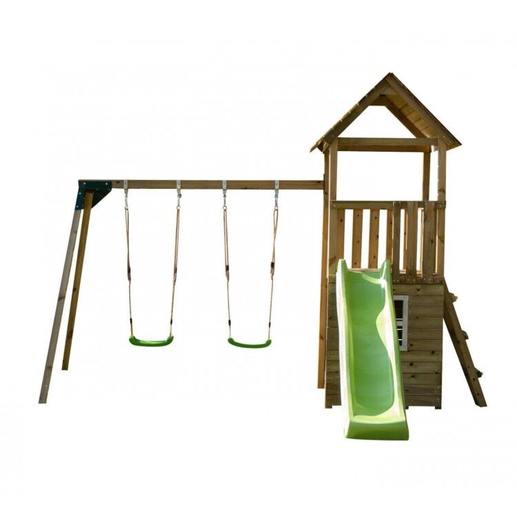 Parque infantil Masgames TIBIDABO XL con casita y columpio
