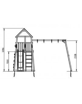 Parque infantil Masgames BELVEDERE XL con columpio