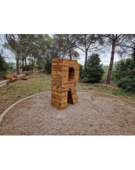 Letras Gigantes Masgames ALPHAPLAY con piedras de escalar color natural