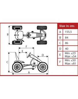 Kart de pedales BERG Jeep Revolution BFR XXL