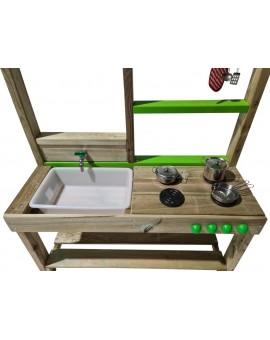 Cocinita infantil de madera para exterior Masgames SPICY