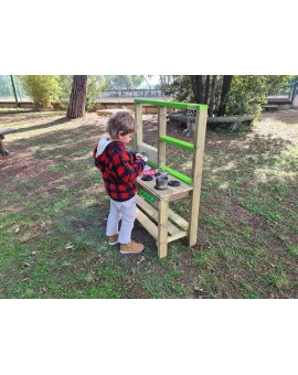 Cocinita infantil de madera para exterior Masgames SPICY