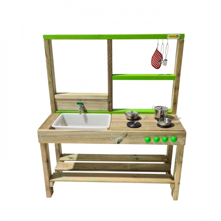 Cocinita infantil de madera para exterior Masgames SPICY