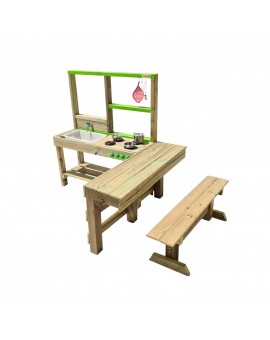 Cocinita infantil de madera para exterior Masgames SPICY Delicious