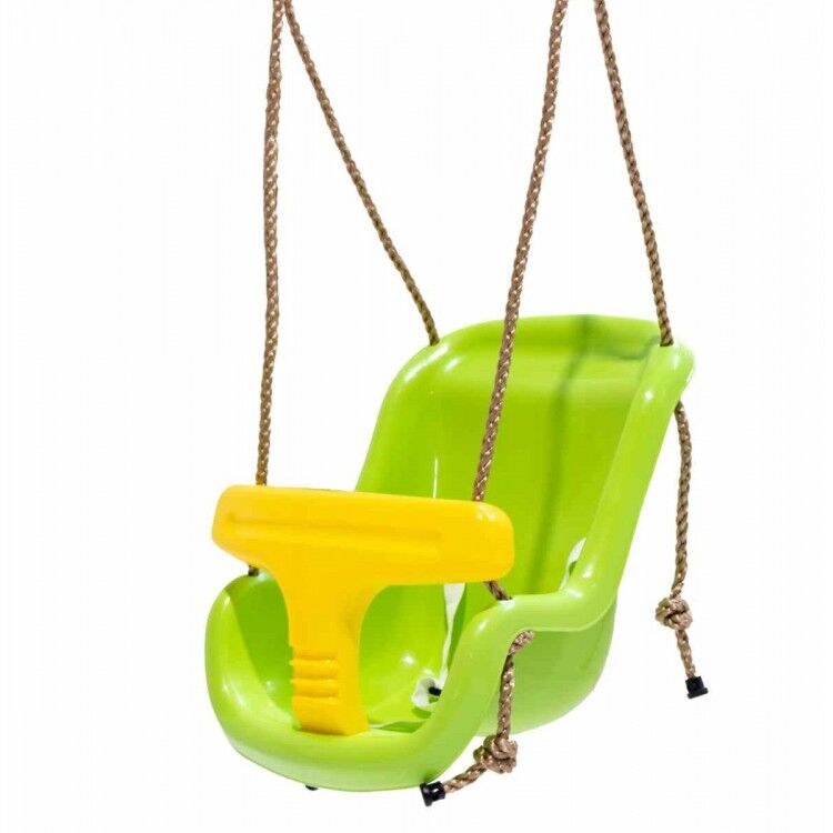 Asiento de bebé MASGAMES Deluxe verde y amarillo