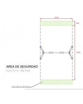 Columpio doble de madera Masgames DRACO (asientos planos)