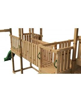 Puente de madera MASGAMES Madison para unir dos parques infantiles