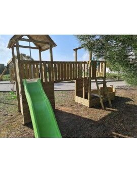 Puente de madera MASGAMES Madison para unir dos parques infantiles