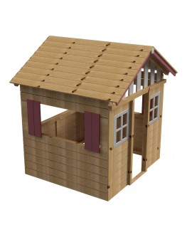 Casita de madera Masgames LOLLIPOP XL Horeca rosa