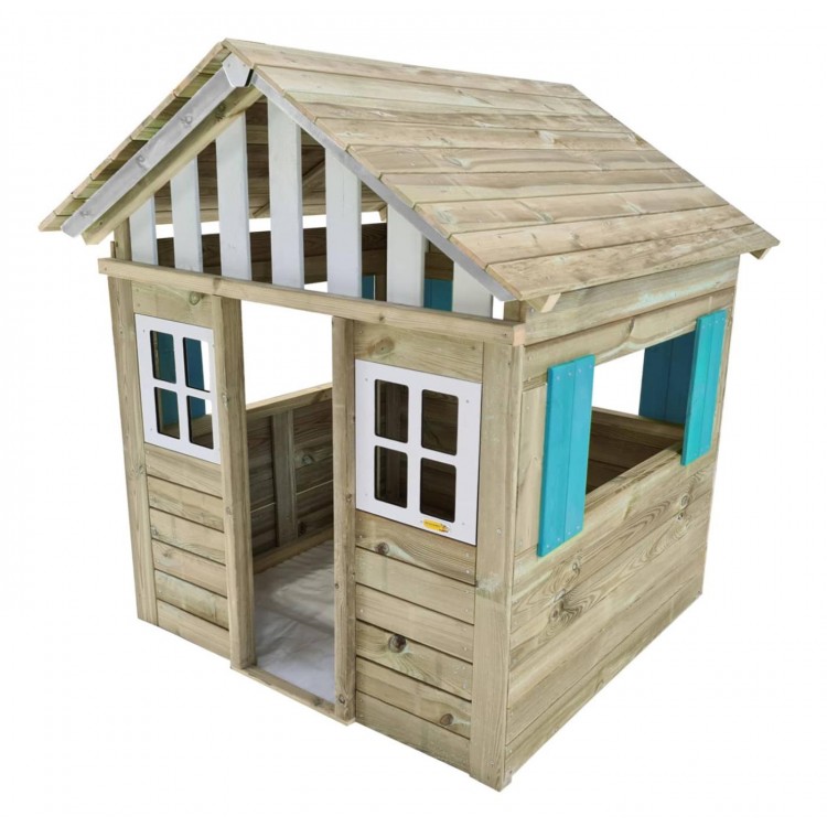 Casita de madera Masgames LOLLIPOP XL Horeca azul