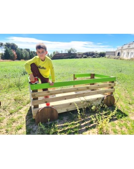 Parque infantil Masgames TREN PINXO: Locomotora + 2 vagones