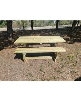 Mesa de picnic MASGAMES CALELLA con bancos independientes